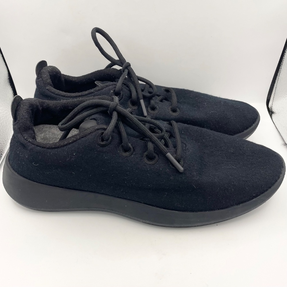Allbirds mens merino wool runner comfy classic black sneakers Size 11 - Picture 3 of 14